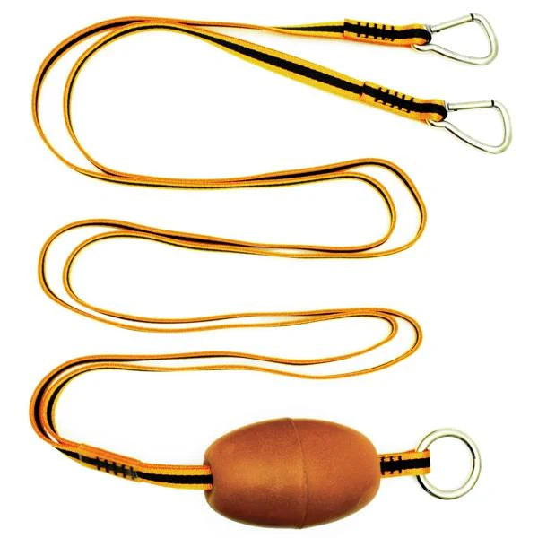 KONG TORA towing bridle for inflatable boats with stainless steel carabiners and integrated float