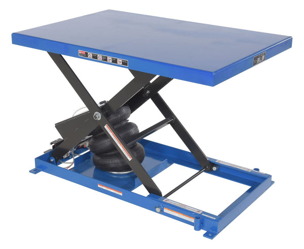 Mesas elevadoras de tijera con bolsas de aire de servicio pesado de Vestil Manufacturing Corp– – Ahora disponibles en MTN Shop US.