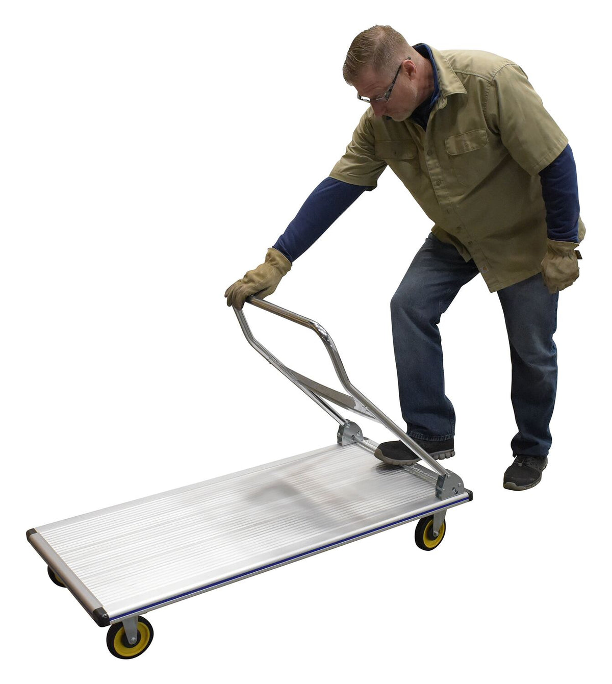 Vestil Manufacturing Corp Aluminum Folding Handle Platform Trucks– – Now available at MTN Shop US.