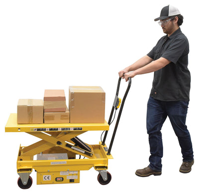 Vestil Manufacturing Corp DC Powered Hydraulic Elevating Carts– – Now available at MTN Shop US.