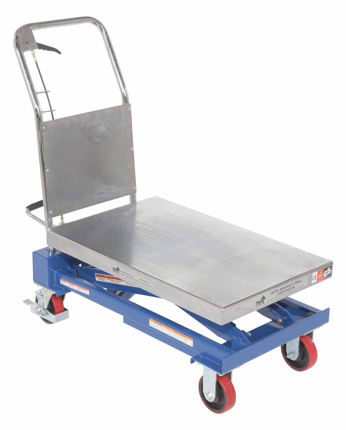 Carros elevadores hidráulicos de Vestil Manufacturing Corp– – Ahora disponibles en MTN Shop US.