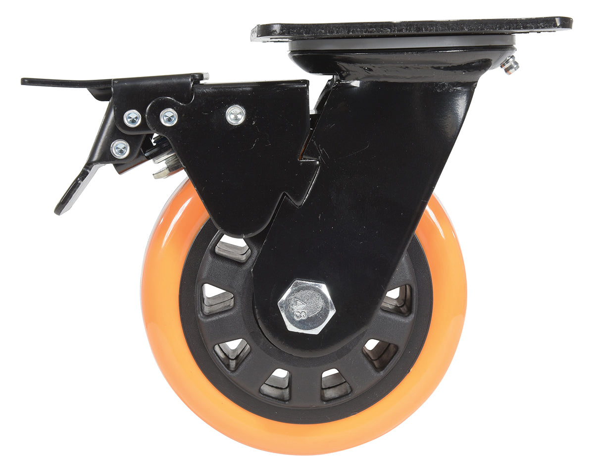 Ruedas Poly On Poly de Vestil Manufacturing Corp (naranja)– – Ahora disponibles en MTN Shop US. - imagen 2