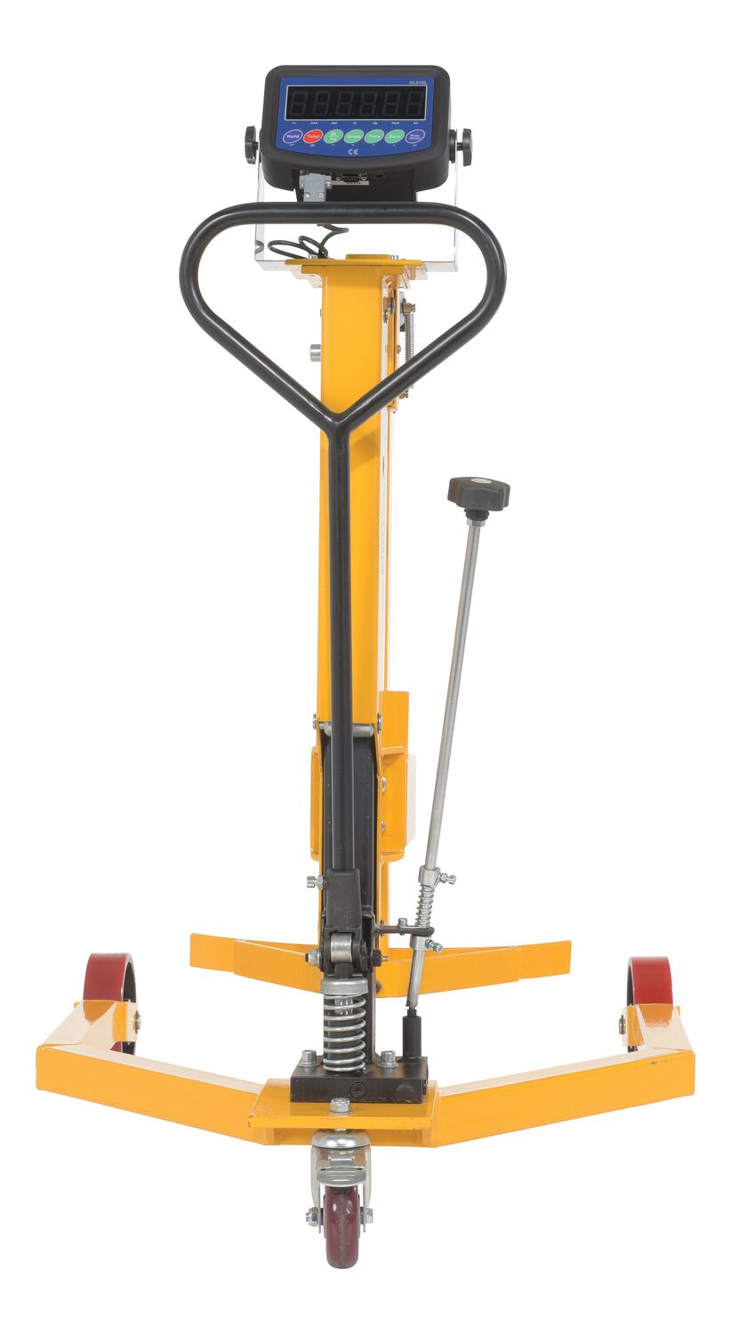 Camión de tambor ergonómico con báscula Vestil Manufacturing Corp– – Ahora disponible en MTN Shop US.