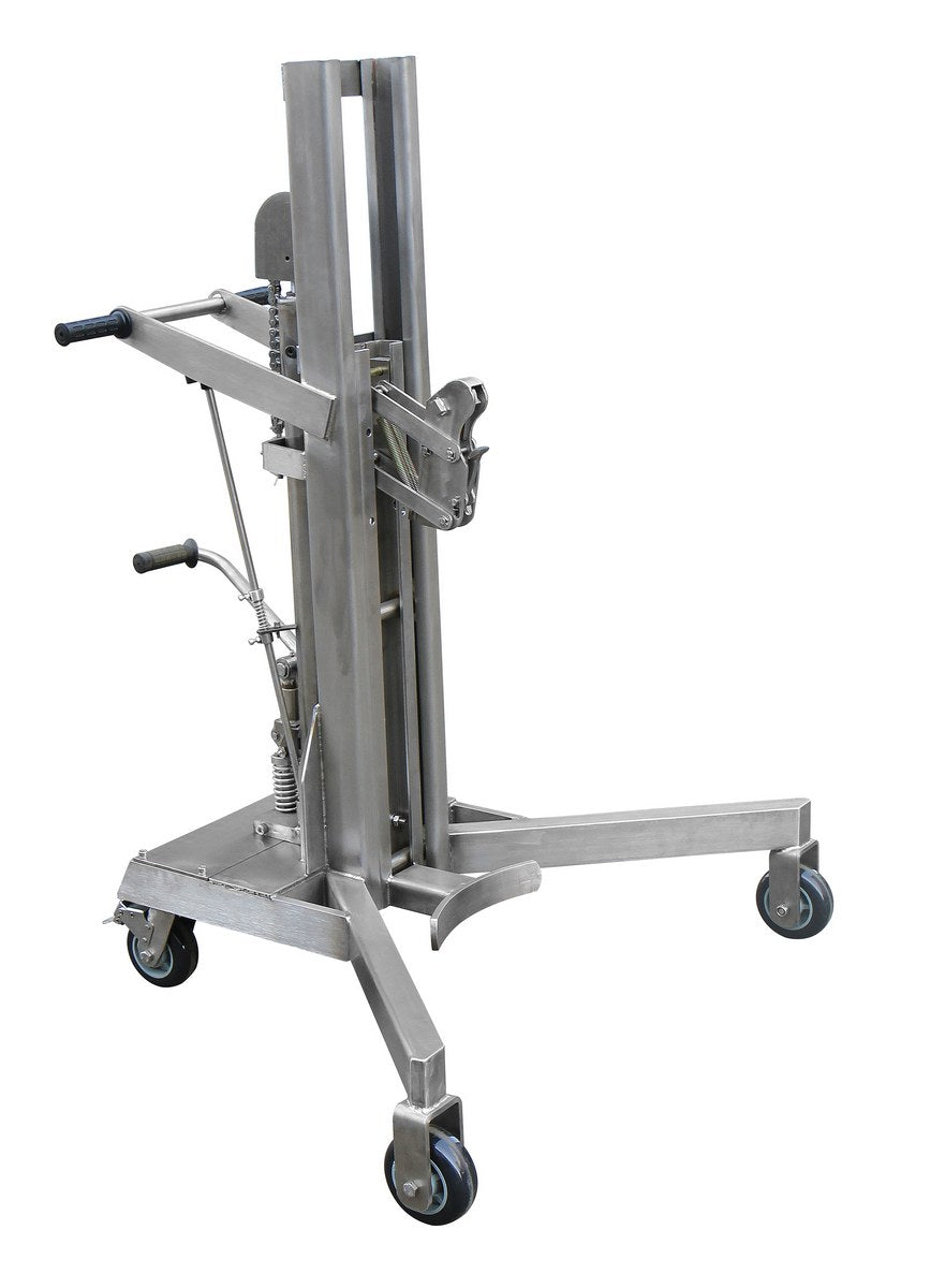 Elevador/transportador de tambores de acero inoxidable de Vestil Manufacturing Corp– – Ahora disponible en MTN Shop US.