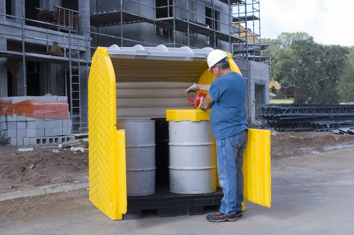Contenedores de tapa dura para almacenamiento de tambores de Vestil Manufacturing Corp– – Ahora disponibles en MTN Shop US.