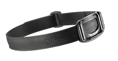 Soporte de faro de goma negro para cascos Petzl