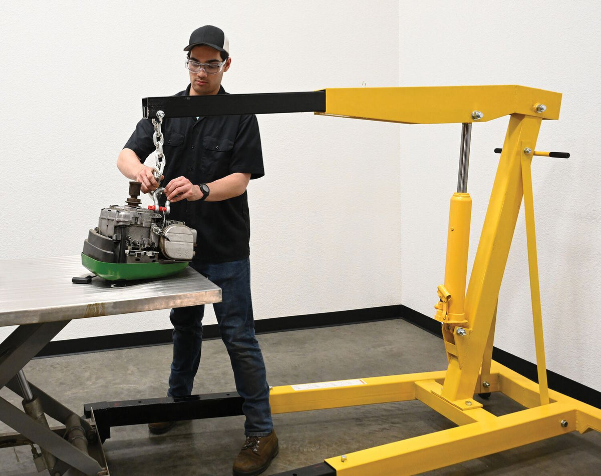 Polipastos con motor de grúa para taller Vestil Manufacturing Corp– – Ahora disponibles en MTN Shop US.