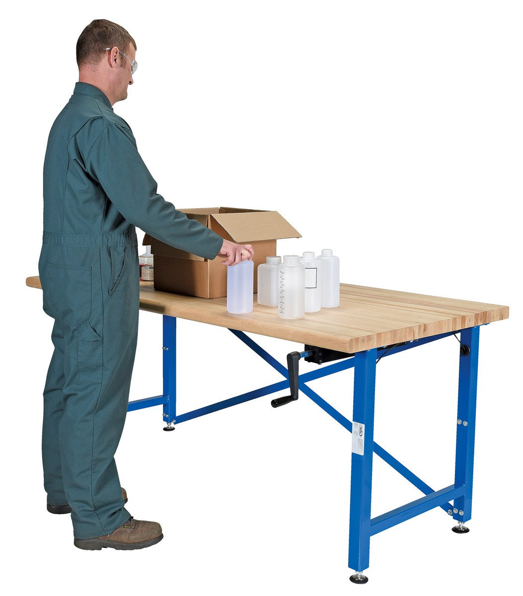 Bancos de trabajo ergonómicos ajustables manuales de Vestil Manufacturing Corp– – Ahora disponibles en MTN Shop US. - imagen 3