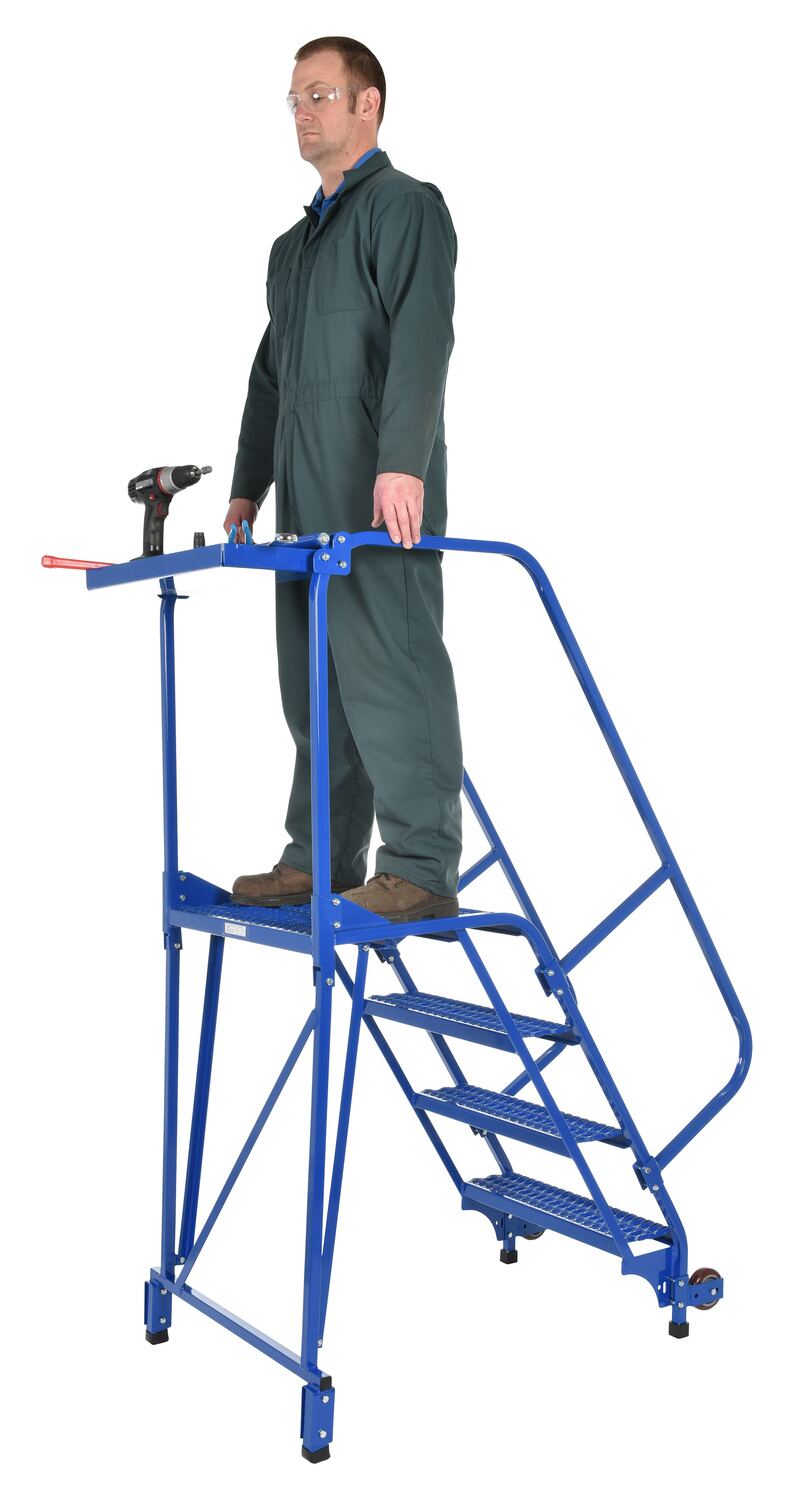 Escaleras móviles Tip-N-Roll de Vestil Manufacturing Corp– – Ahora disponibles en MTN Shop US.