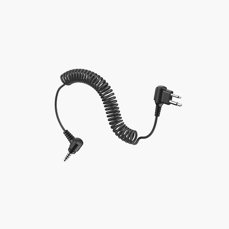Sena 2-Way Radio Cable with Motorola twin-pin connector on white background - imagen 6