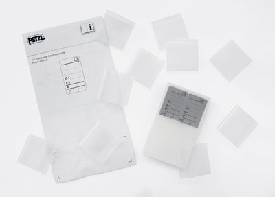 Kit de identificación de extremos de cuerda Petzl: incluye 20 etiquetas imputrescibles preimpresas y fundas termorretráctiles resistentes a la abrasión para cuerdas de 10,5 a 13 mm.