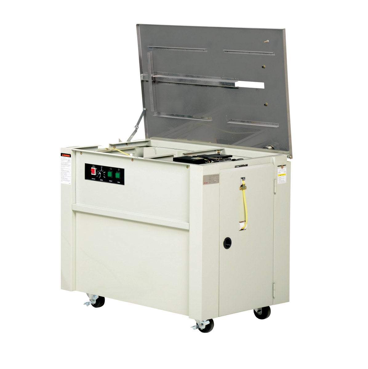 Máquina flejadora semiautomática Vestil Manufacturing Corp– – Ahora disponible en MTN Shop US.