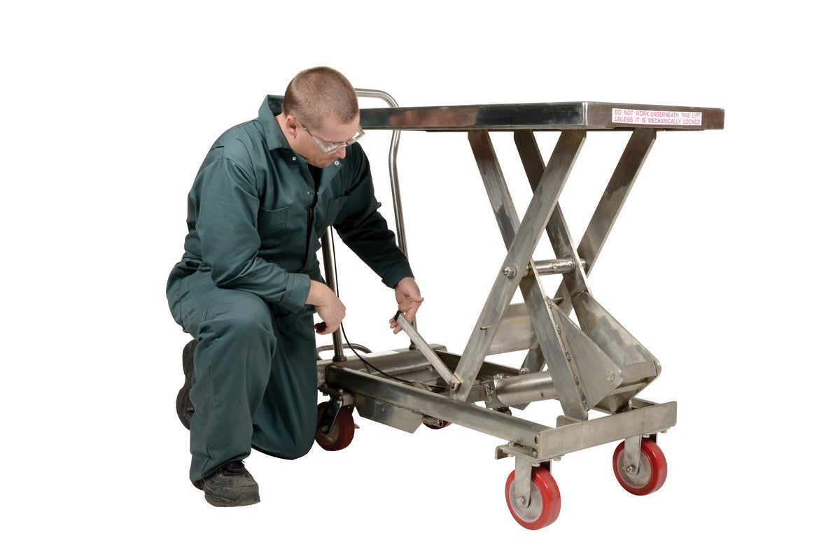 Vestil Manufacturing Corp Stainless Steel Scissor Carts– – Now available at MTN Shop US.