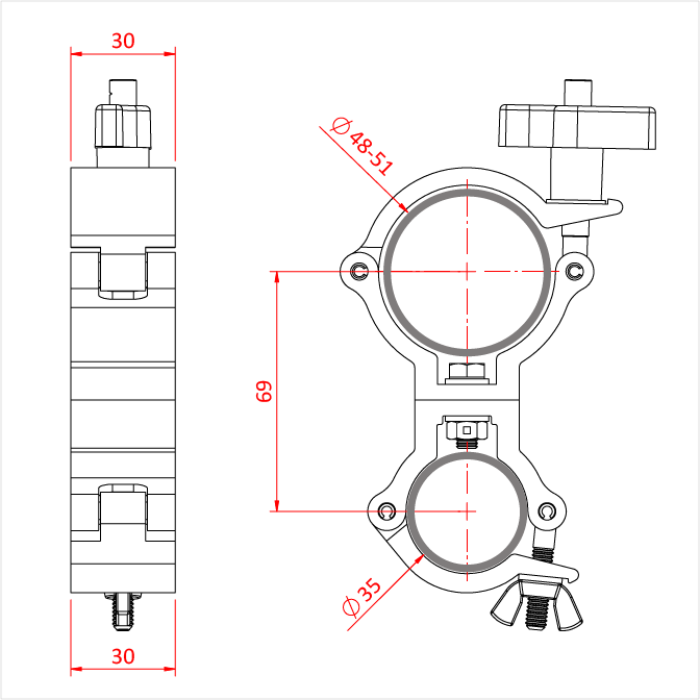 Combo giratorio Doughty de súper ligero a átomo - imagen 11