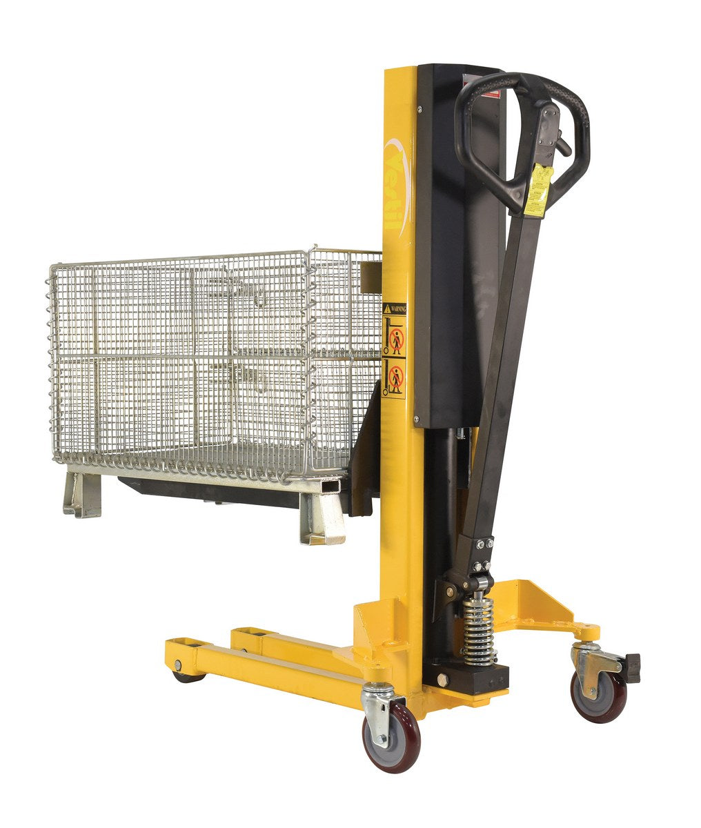 Elevador posicionador de patín de horquilla única de Vestil Manufacturing Corp– – Ahora disponible en MTN Shop US.