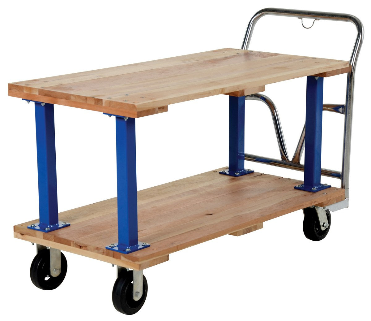 Carros con plataforma de madera dura de dos y tres pisos de Vestil Manufacturing Corp: ahora disponibles en MTN Shop US. - imagen 3