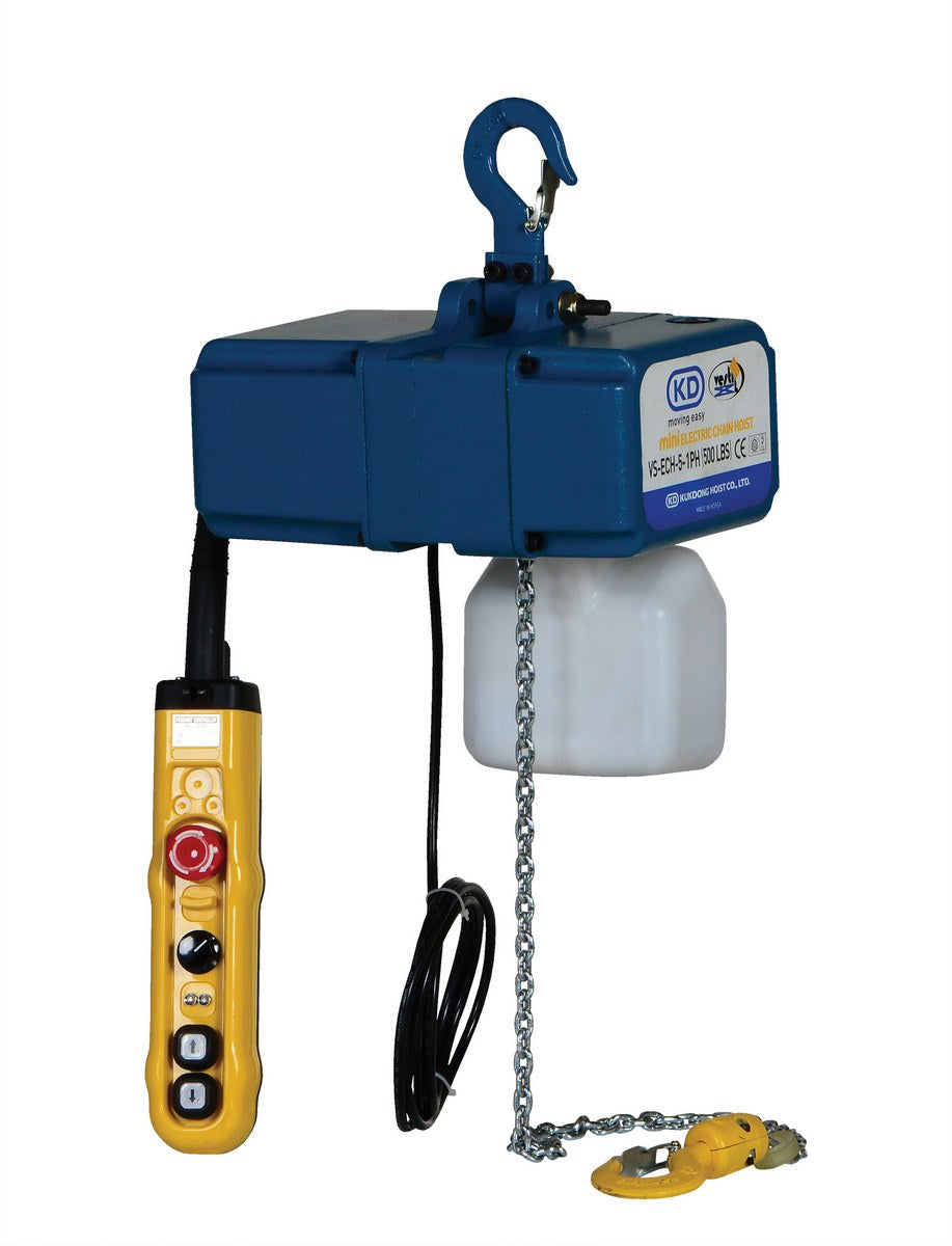 Polipastos eléctricos de cadena de velocidad variable de Vestil Manufacturing Corp– – Ahora disponibles en MTN Shop US.