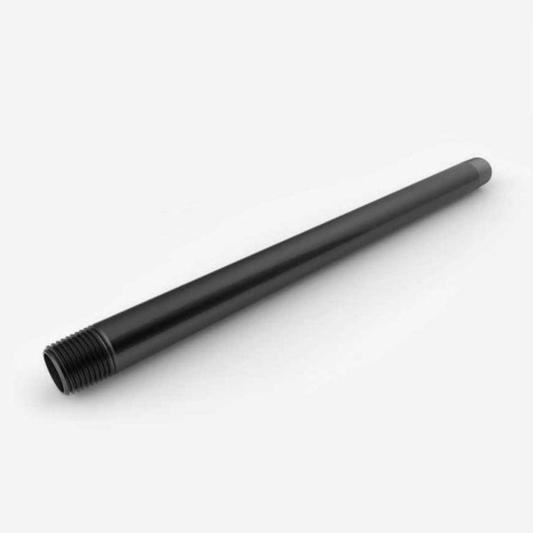 Adaptive Technologies Group 1/2 in Schedule 40 black threaded pipe section