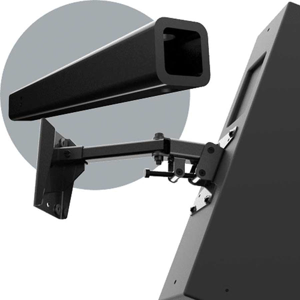 Adaptive Technologies Group 11 in extension arm on a speaker wall mount with arm detail inset