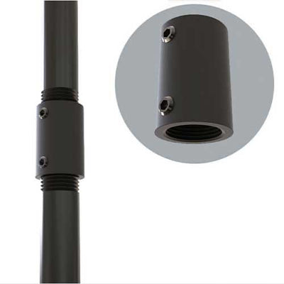 Adaptive Technologies Group CG-500NPS-PC coupler on a black pipe with coupler detail inset