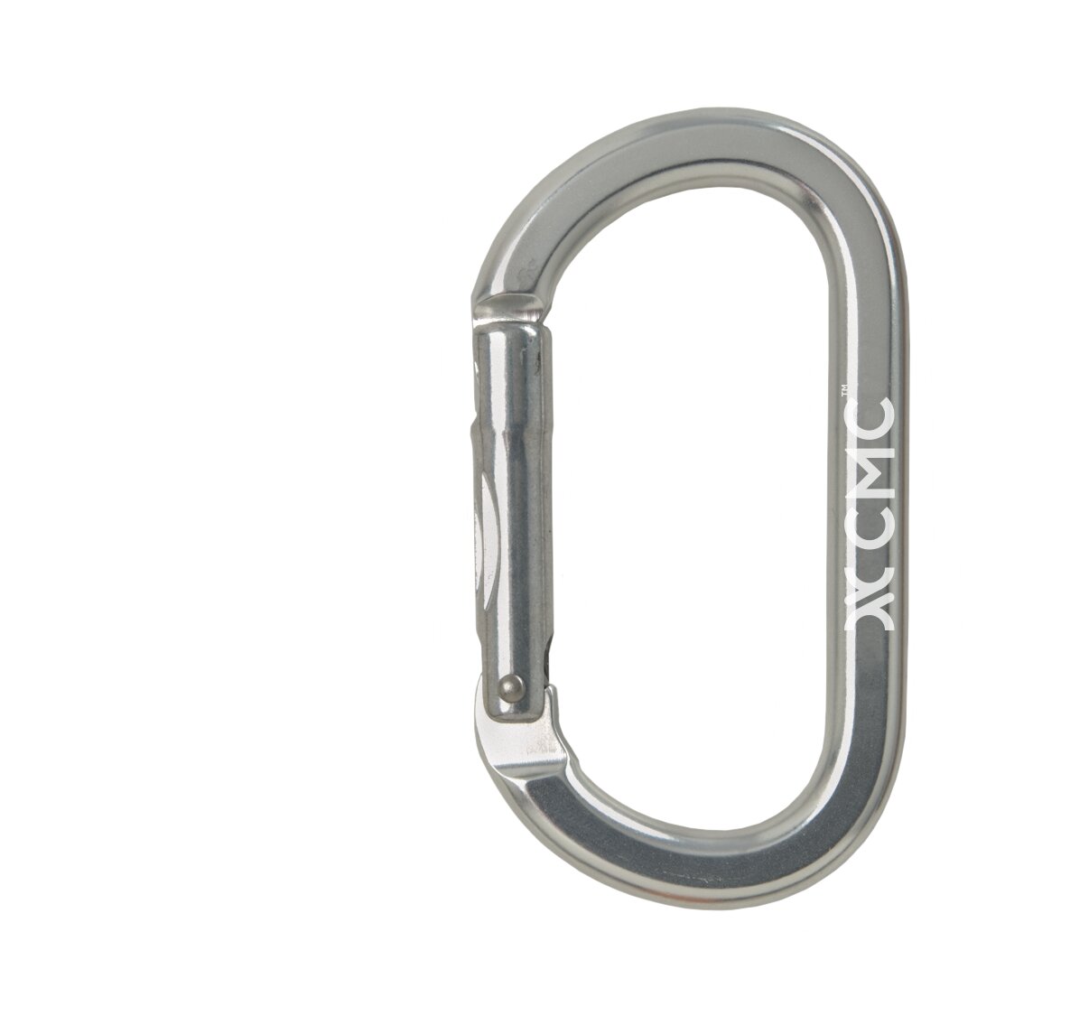 CMC Aluminum Oval Carabiner, aluminium oval locking carabiner for rigging, detail view - imagen 3