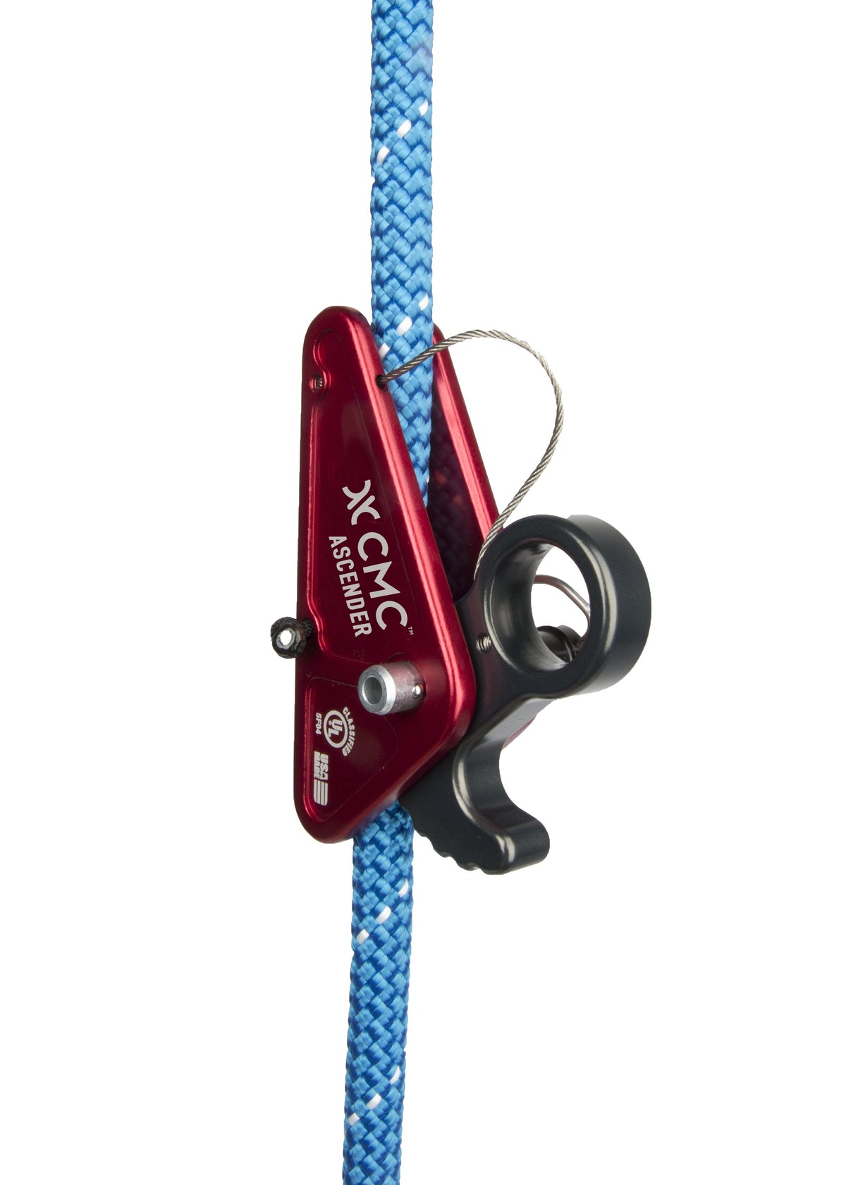CMC Ascender, handled rope ascender with toothed cam, alternate view - imagen 2