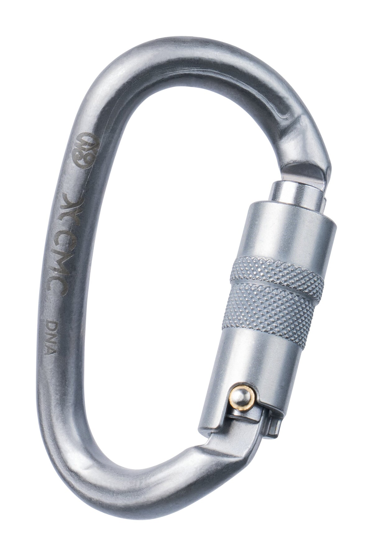 CMC Dna Steel Carabiners, steel triple-action locking rescue carabiner, SKU 300095, rear view - imagen 5