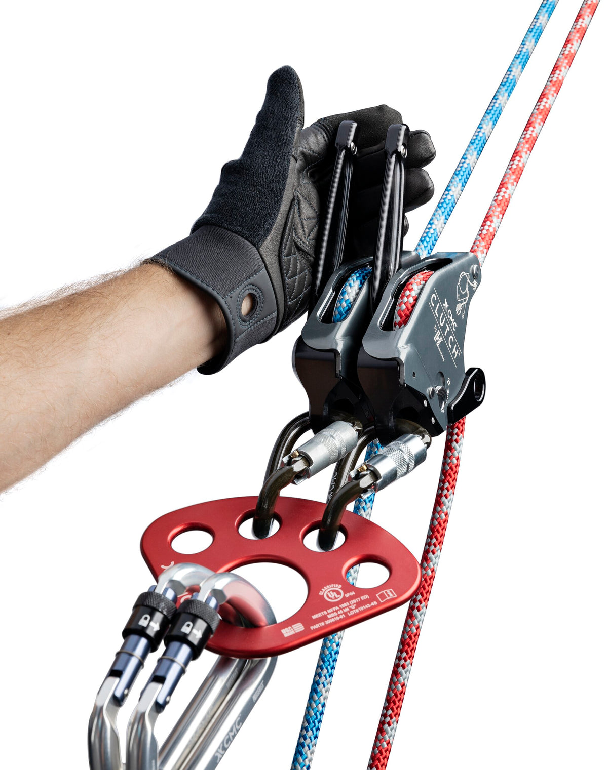CMC Dna Steel Carabiners, steel triple-action locking rescue carabiner, detail view - imagen 3