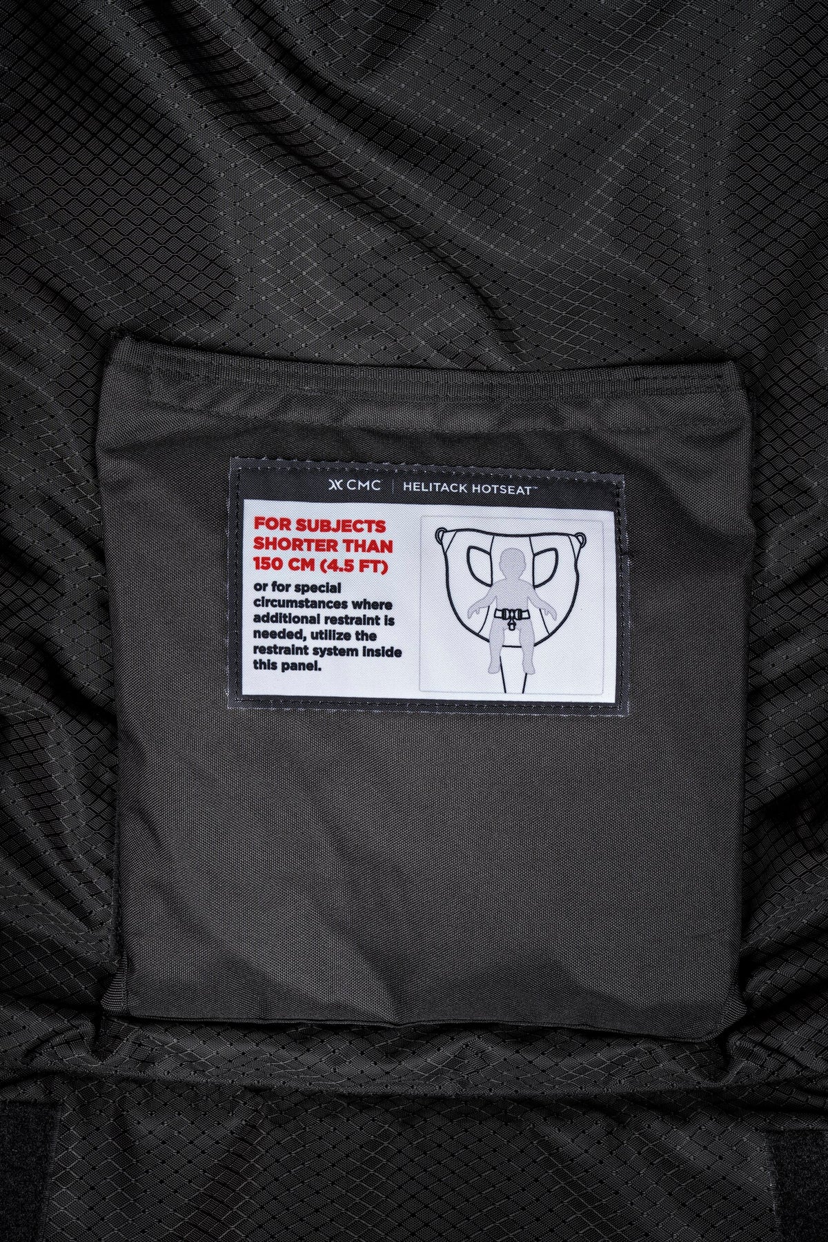 CMC Helitack Hotseat, helitack seat harness for helicopter crew, product view 19 - imagen 18