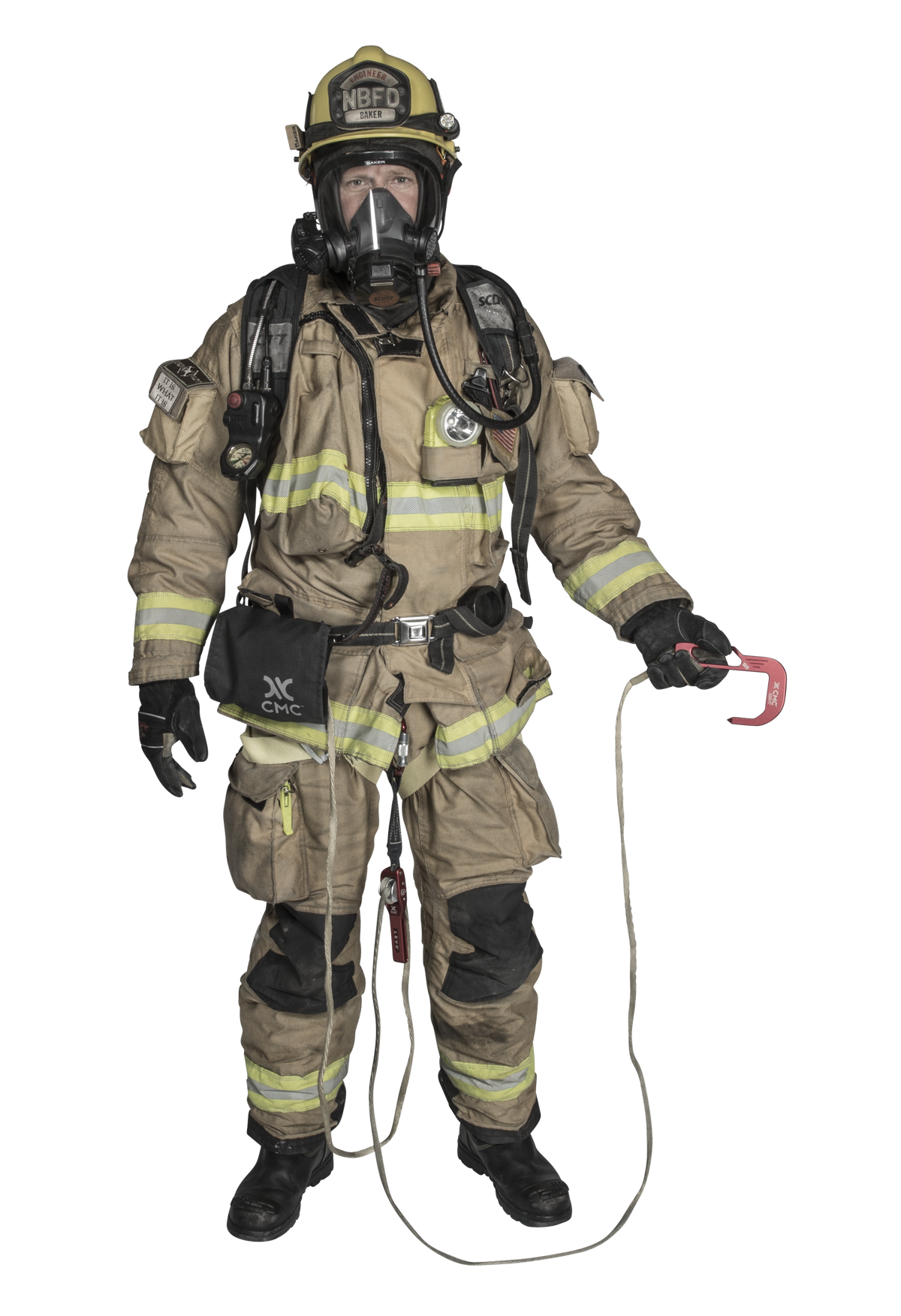 CMC LEVR Escape System, firefighter escape system with descender and line, SKU 500360, product view 23 - imagen 22
