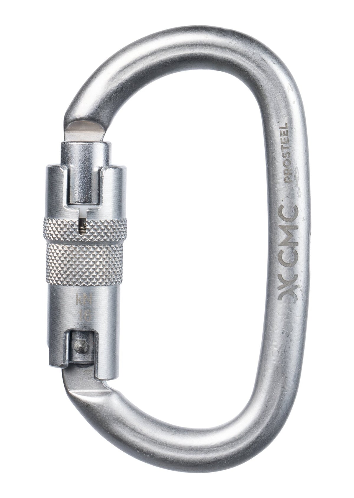 CMC Prosteel Carabiners, steel locking carabiner with high strength rating, side view - imagen 4