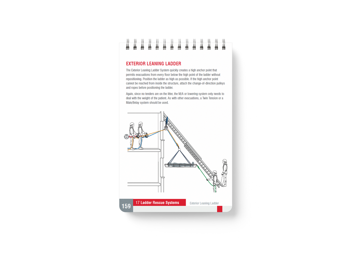 CMC Rope Rescue Technician Field Guide, pocket field guide for rope rescue technicians, close-up detail - imagen 6