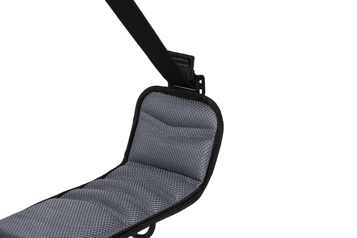 CMC Skysaddle Work Seat, suspended work seat for extended rope work, side view - imagen 4
