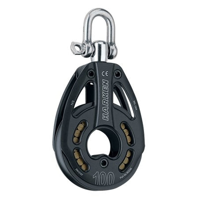 Harken 100mm Black Magic Single Pulley - Swivel– Harken 100mm Black Magic Single Pulley - Swivel Black Magic Air pulleys are designed with exceptional strength-to-weight ratios and feature free-rolling, high-load roller bearings, making them well-suited for handling both high dynamic and static loads, particularly in situations with friction challenges. – Now available at MTN Shop US.
