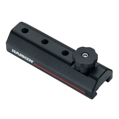 Harken 27mm Slider Trolley with 3x M8 Tapped Holes and Pinstop– Harken 27mm Slider Trolley with 3x M8 Tapped Holes and Pinstop smoothly glides on low-friction plastic inserts, ensuring effortless and frictionless linear movement. You can use them for various applications, such as seat rail systems, window cleaning equipment, hoisting and relocating stage gear, and material handling. – Now available at MTN Shop US.