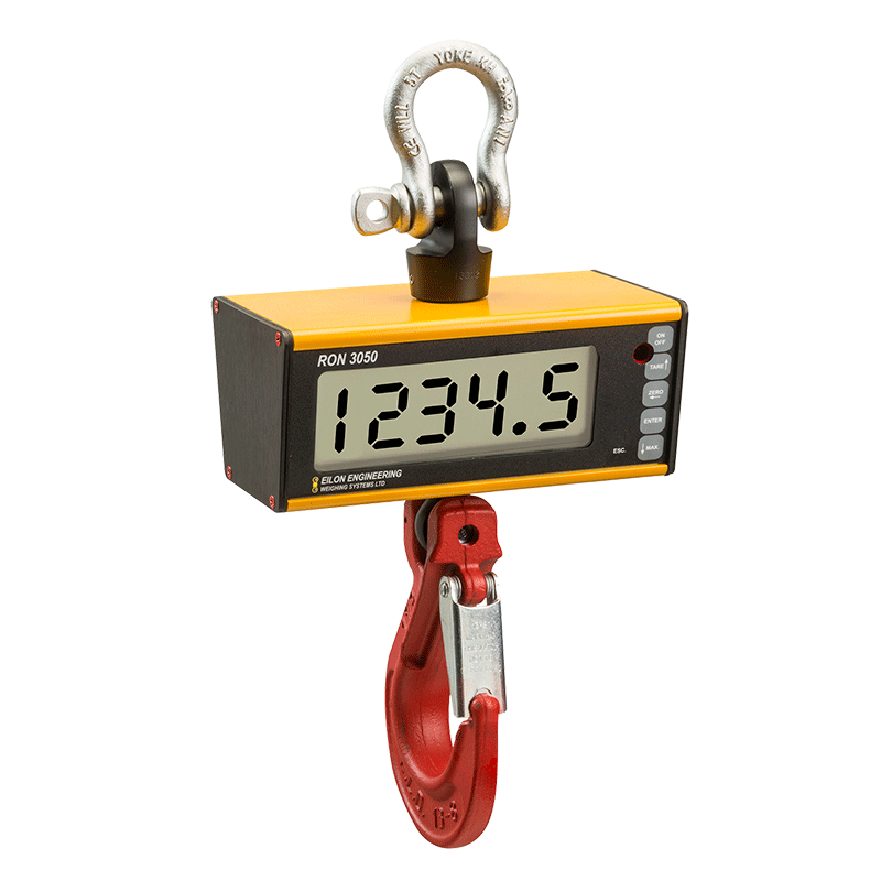 Eilon Engineering Ron Crane Scales™ Ron 3050 Integrated 2"/50mm Display Crane Scale– Ron Crane Scales™ Ron 3050 Integrated 2"/50mm Display Crane Scale – Now available at MTN Shop US.