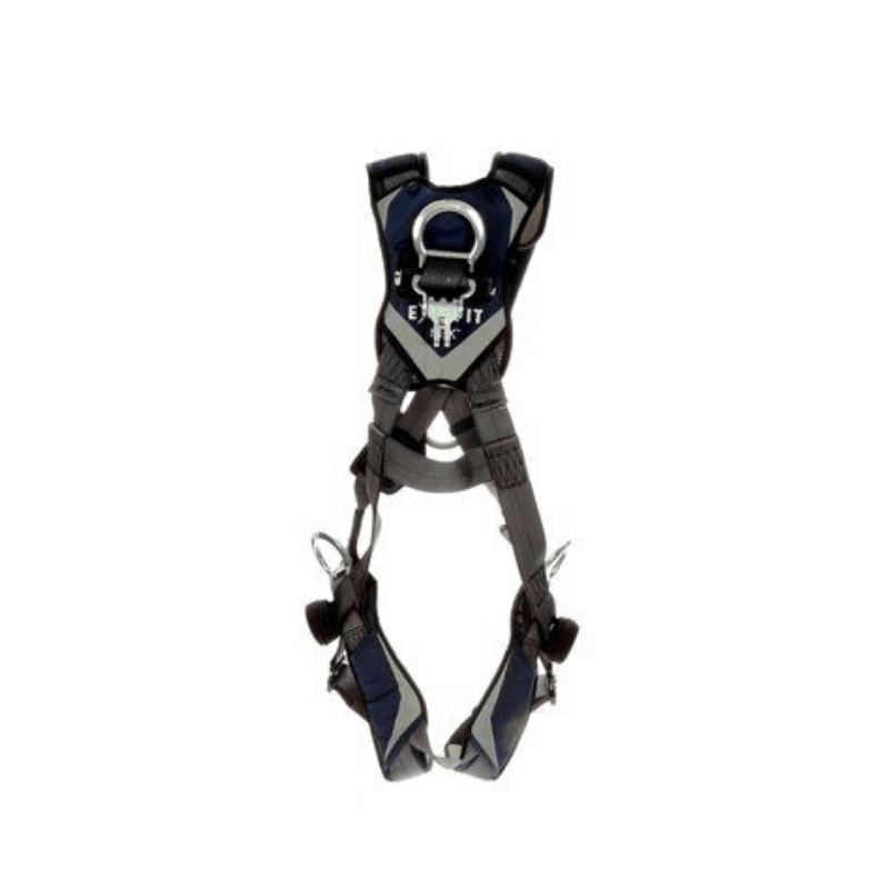 3M™ DBI-SALA® ExoFit NEX™ Plus Comfort Cross-Over Style Positioning/Climbing Harness - Rear View with Stand-up Back D-ring and Fixed Dorsal D-ring - imagen 4