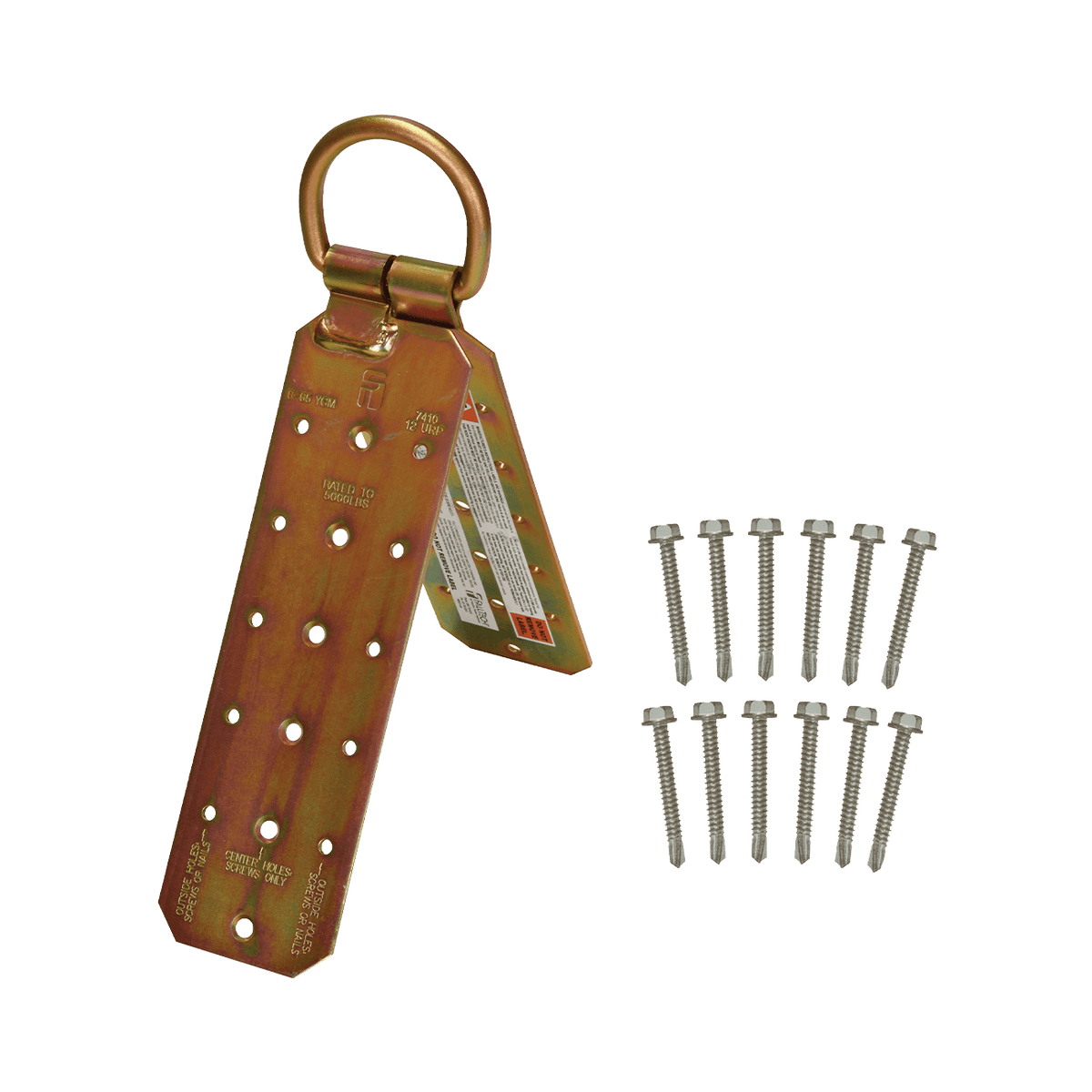 Anclaje reutilizable con bisagras para cubiertas de acero y techos metálicos