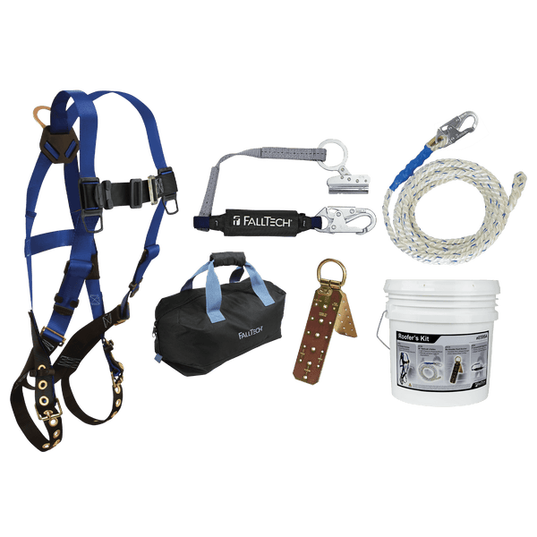 Kit de techador con anclaje reutilizable con bisagras