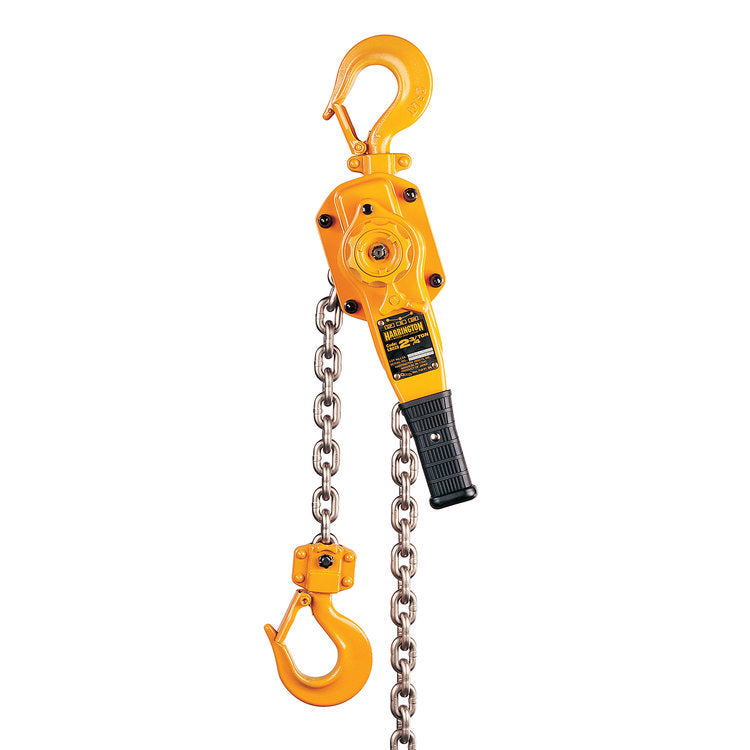 Harrington Hoist: LB Lever Hoists 0.75-10 Ton– Harrington's LB lever hoists combine easy operation with a compact, low headroom design that easily handles real-world demands. – Now available at MTN Shop US.