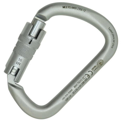 Kong XL twist silver carabiner