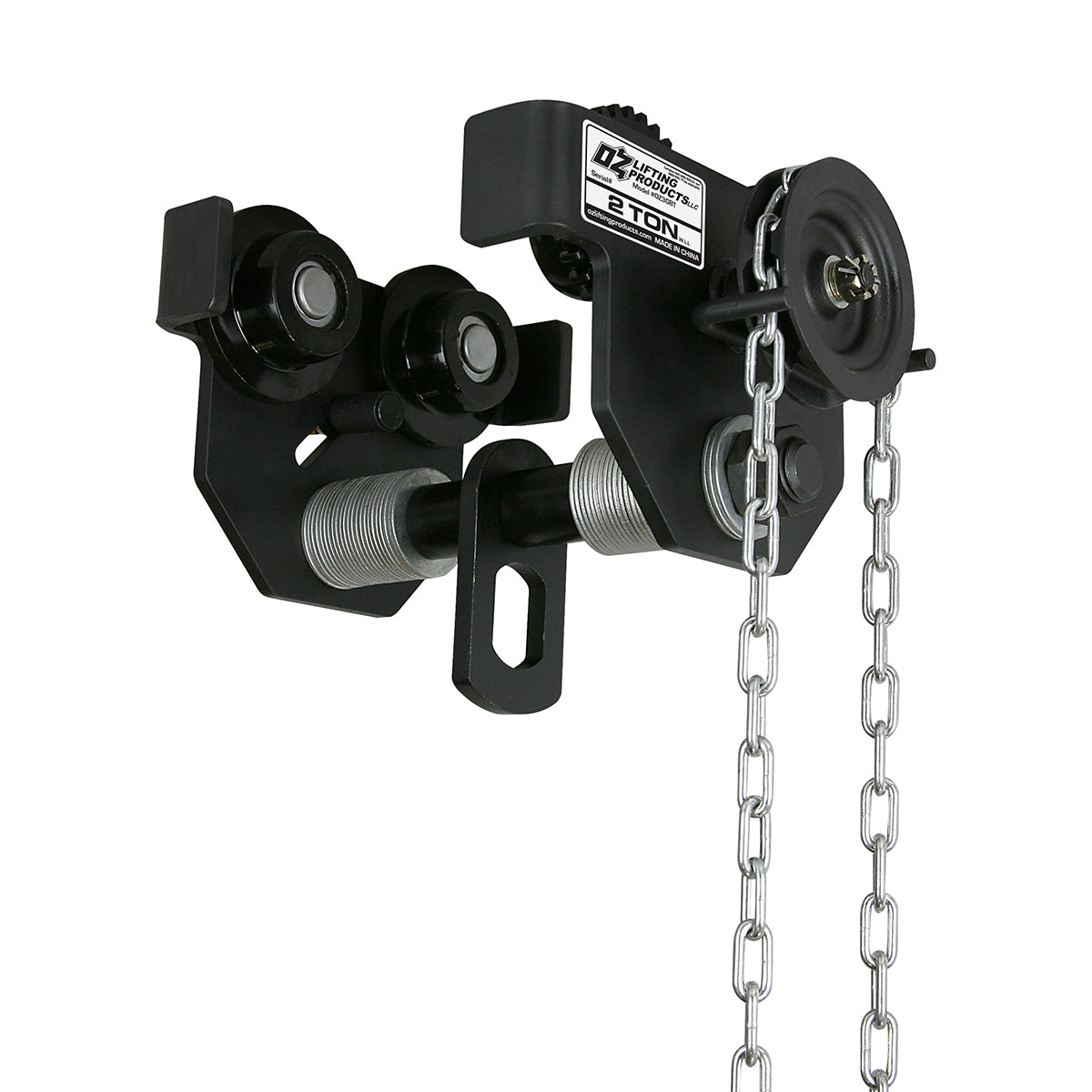 OZ Lifting Geared Beam Trolley– The Oz Lifting geared beam trolley is designed for use with manual or powered hoists to shift loads across a lateral plane with gearing for positive load positioning. The trolley is available with lifting capacities ranging from 1 ton to 30 tons. The trolley has a lightweight and robust construction that is both maneuverable and durable. – Now available at MTN Shop US. - imagen 5