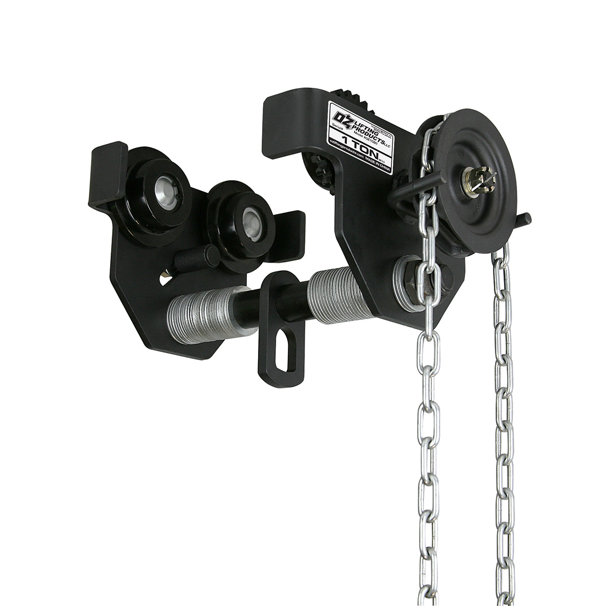 OZ Lifting Geared Beam Trolley– The Oz Lifting geared beam trolley is designed for use with manual or powered hoists to shift loads across a lateral plane with gearing for positive load positioning. The trolley is available with lifting capacities ranging from 1 ton to 30 tons. The trolley has a lightweight and robust construction that is both maneuverable and durable. – Now available at MTN Shop US. - imagen 7