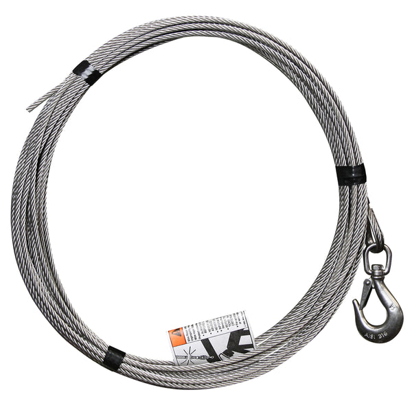 Cable de acero inoxidable de 1/4" de elevación OZ sin bola– – Ahora disponible en MTN Shop US.