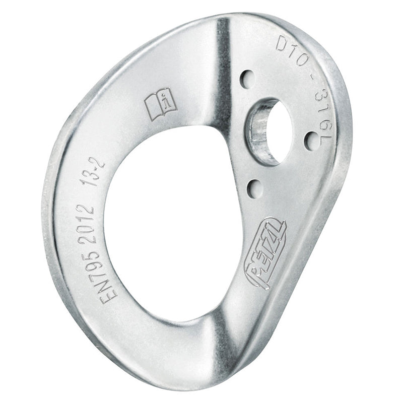 Petzl Coeur Hanger (20pk) – Steel hanger designed for interior uses with 10 and 12 mm bolts. Hanger: - made of steel, for interior uses - hanger anti-rotation system. – Now available at MTN Shop US. - imagen 2