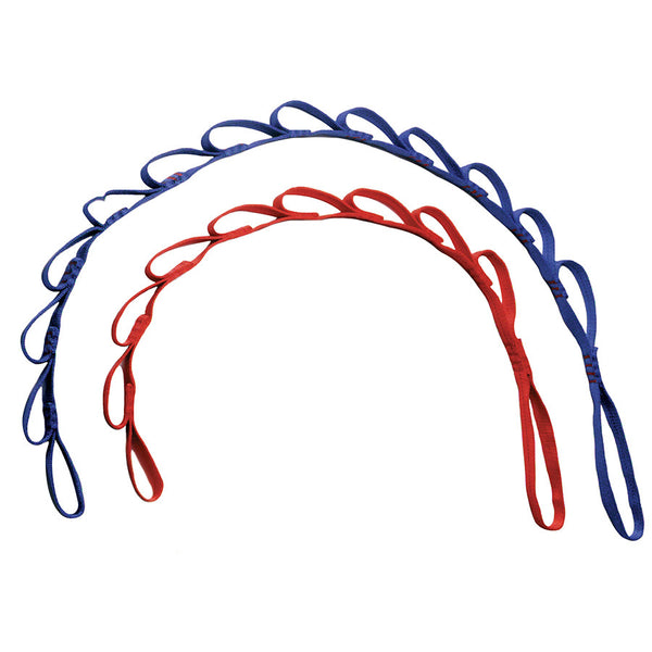PMI Gear Daisy: Gear Daisy de PMI está construido con correas tubulares de 1" para organizar su equipo. Lazo manual en un extremo, hecho de correas tubulares de 1", disponibles en longitudes de 3' y 4'. Ahora disponible en MTN Shop US.