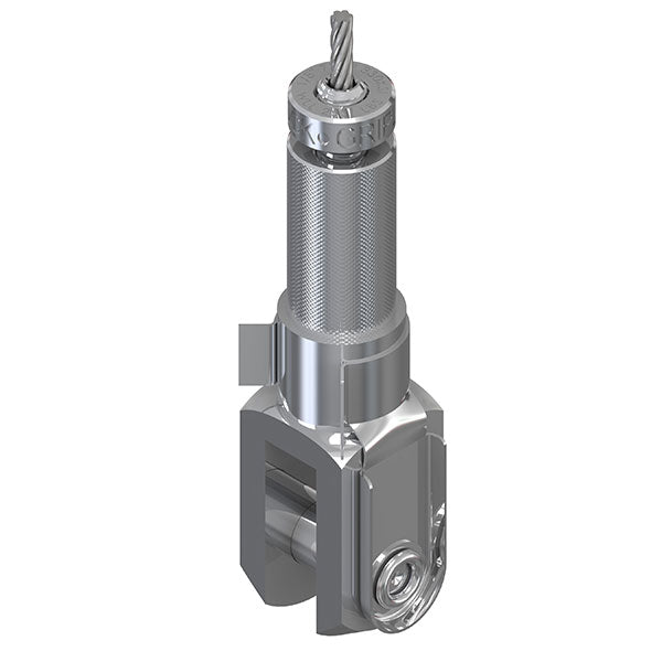 Griplock - Agarre para cable de 3/32" y 1/8" con pasador de bloqueo