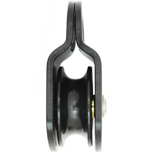 Kong Pulley Swing– Polea compacta con placas laterales móviles y casquillos. Para cuerdas de hasta ⌀11mm. Disponible en 4 versiones. Eficiencia: 87%. Resistencia a la rotura: 30 kN. – Ahora disponible en MTN Shop US.