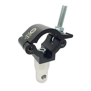 Abrazadera ligera Doughty con medio conector (negra): para barra de 2''. Suministrado por la tienda MTN