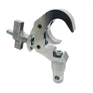 Abrazadera de gatillo rápido Doughty con medio conector (aluminio). Suministrado por la tienda MTN